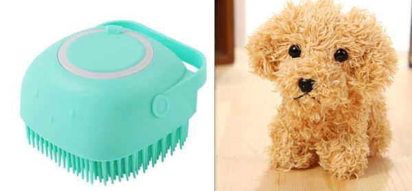 Pet Products Amazon Hot Silicone Dog Bath Brush - Image 3