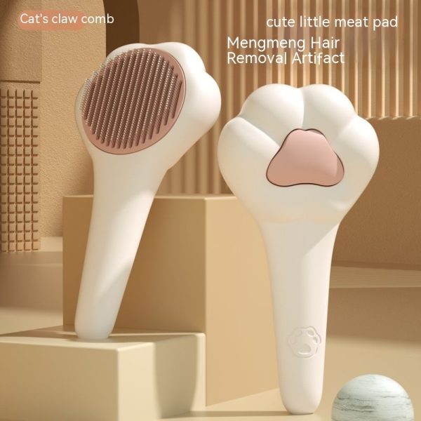 Pet Comb Massage One-click Hair Removal Comb Cleaning Cat Raising Pet Products - Image 2
